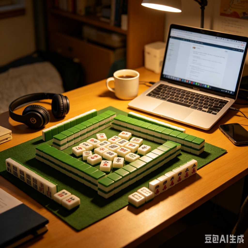 modern oriental mahjong set