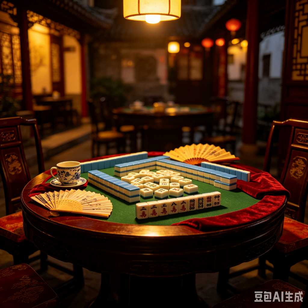 stable print mahjong set