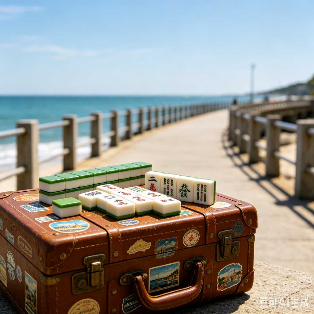 carved pattern mahjong set