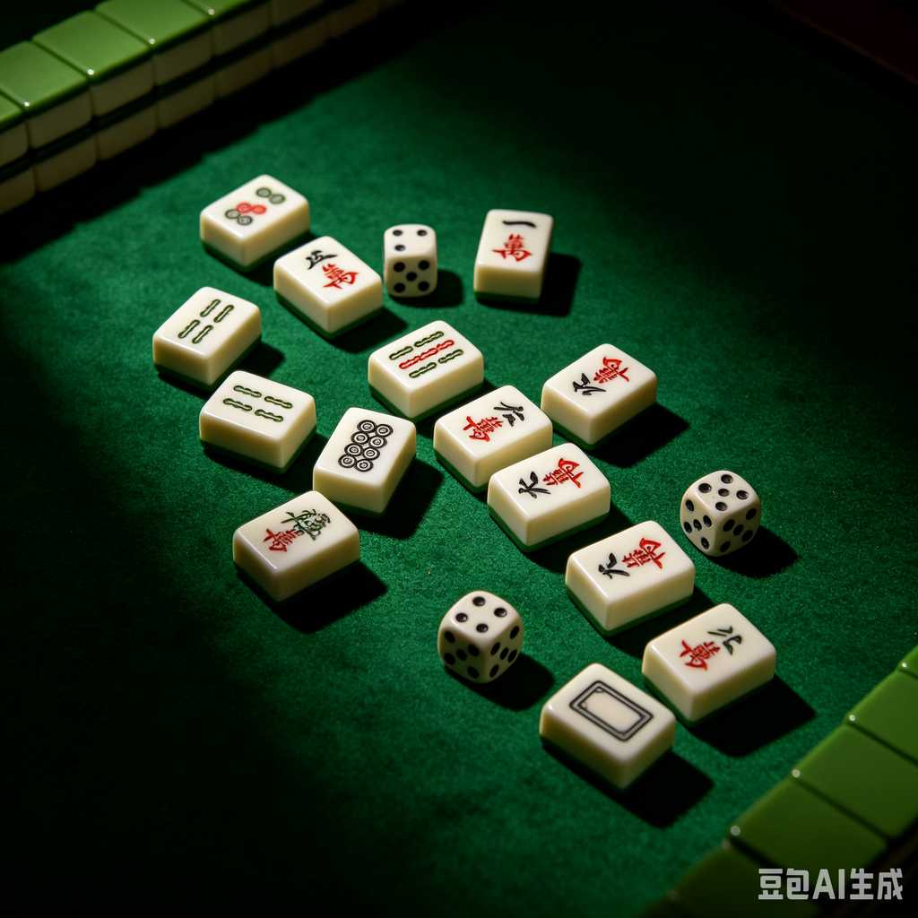 traditional oriental mahjong tiles