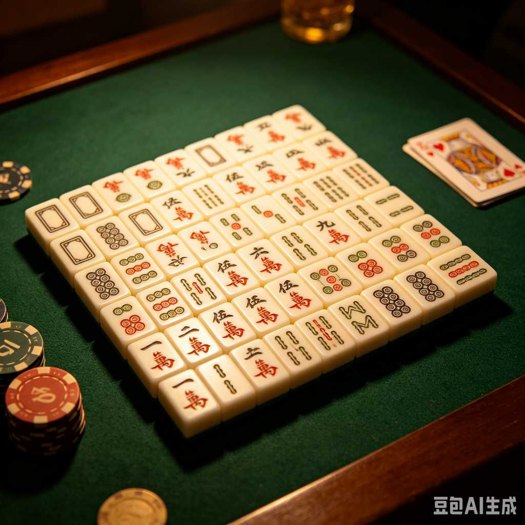 hand crafted mahjong set